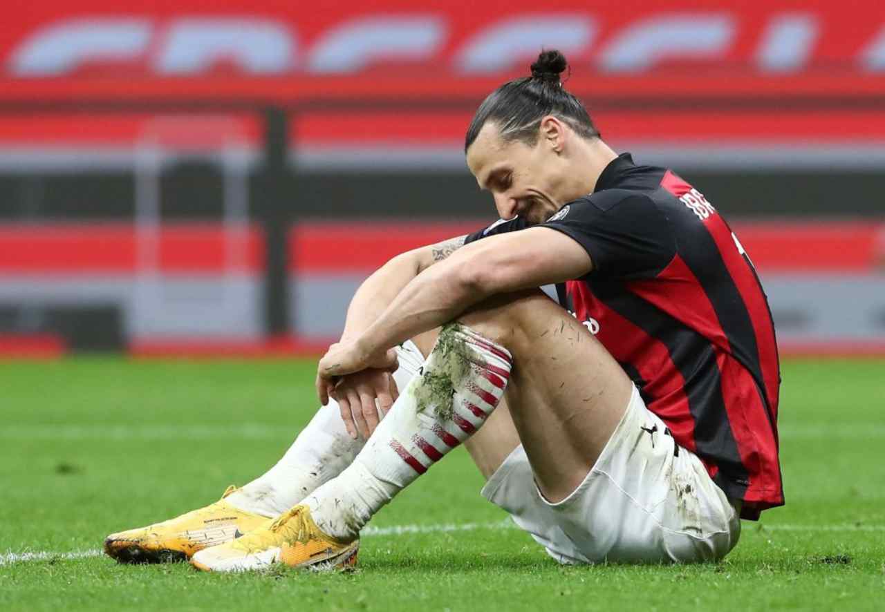 Infortunio Ibrahimovic, brutte notizie per il Milan: quando tornerà in campo