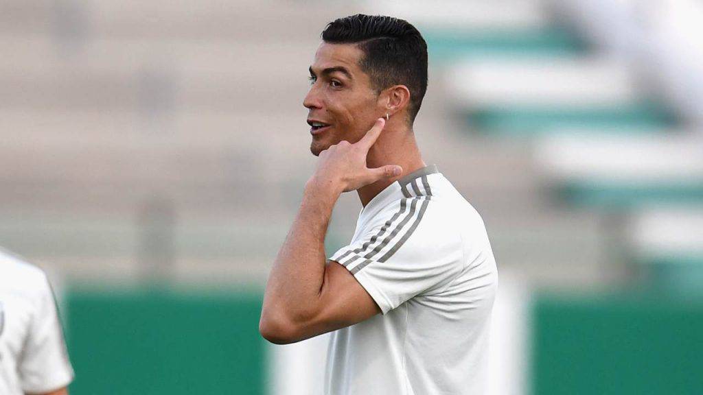 cristiano ronaldo allenamento