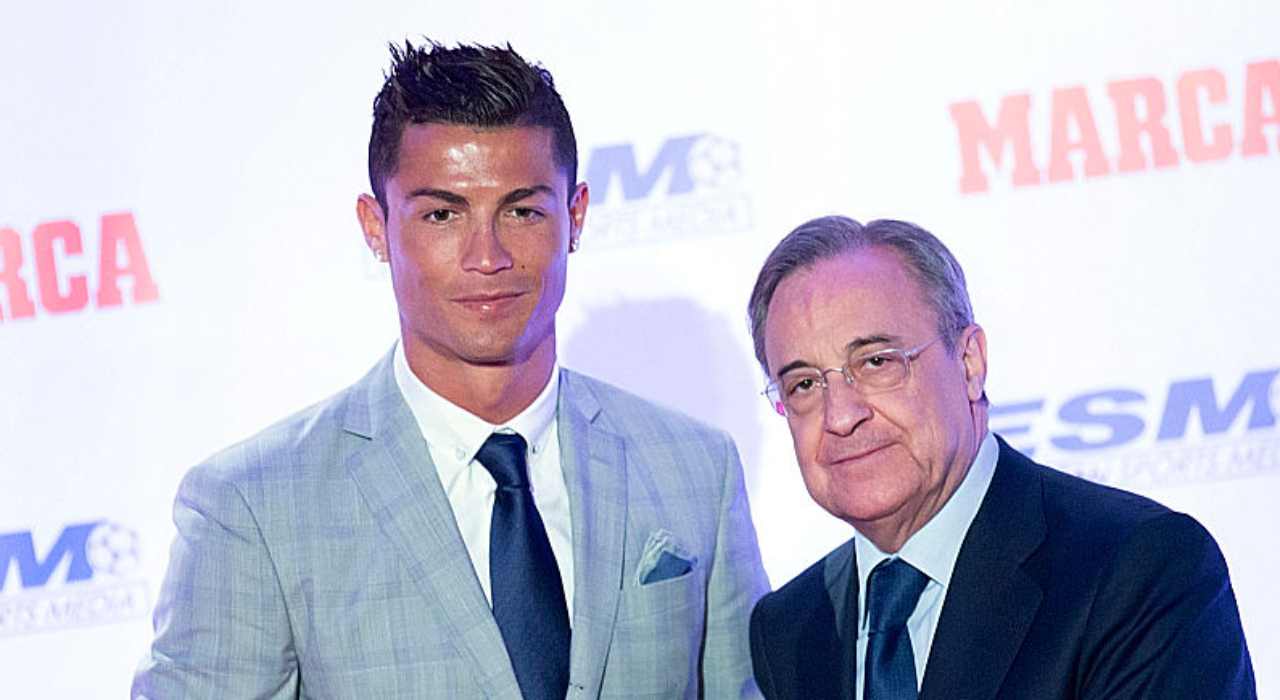 Cristiano Ronaldo e Florentino Perez