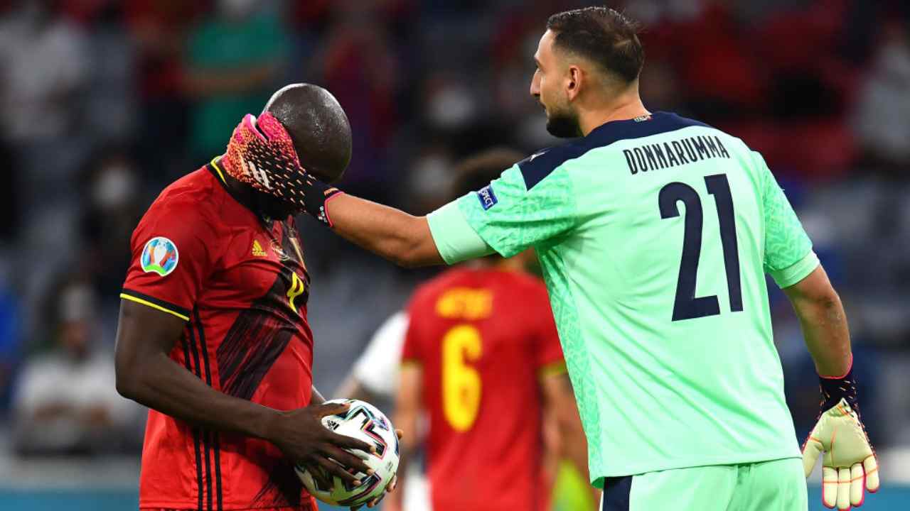 Donnarumma Lukaku Belgio Italia