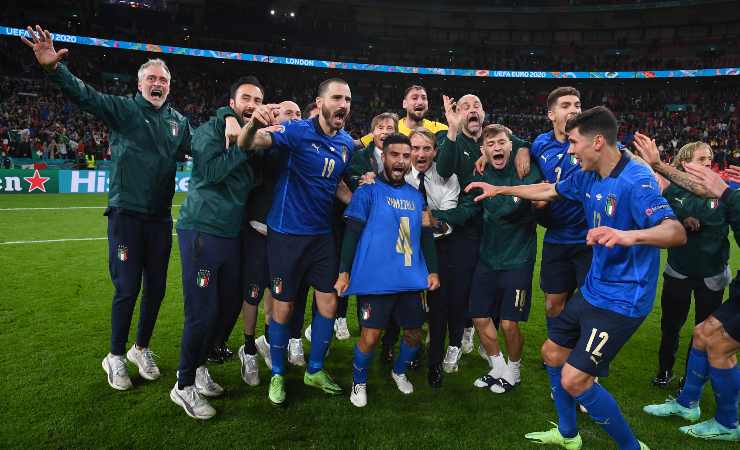 italia spagna festeggiamenti