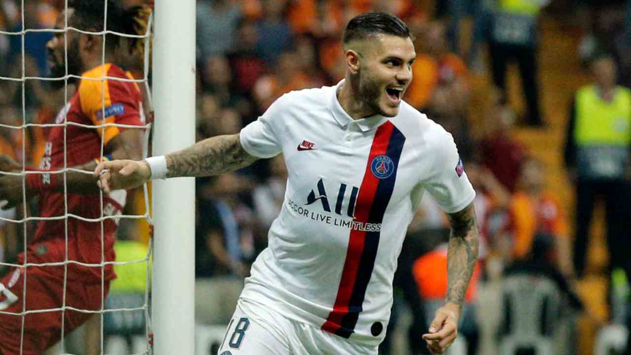 PSG Amichevole Icardi Hakimi