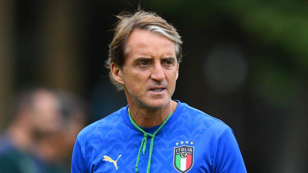 roberto mancini italia spagna conferenza stampa