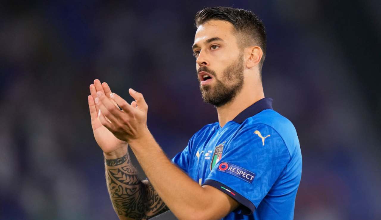 Spinazzola saluto nazionale