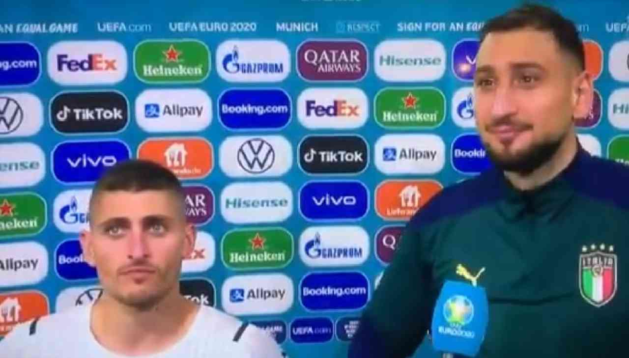 Verratti e Donnarumma calciatori