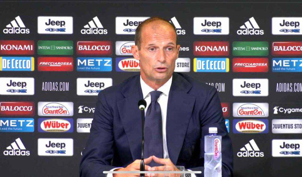 Allegri in confernza stampa