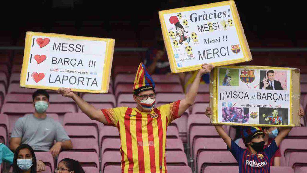 Barcellona tifosi Messi