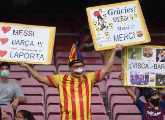 Barcellona tifosi Messi