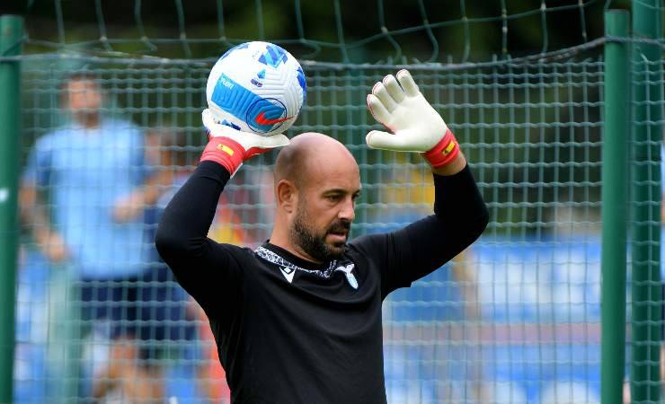 Pepe Reina in allenamento