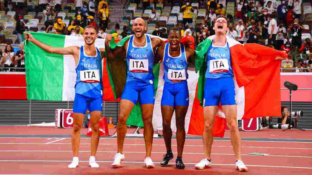 italia 4x100