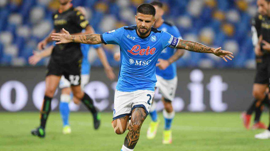 Live Napoli Venezia insigne