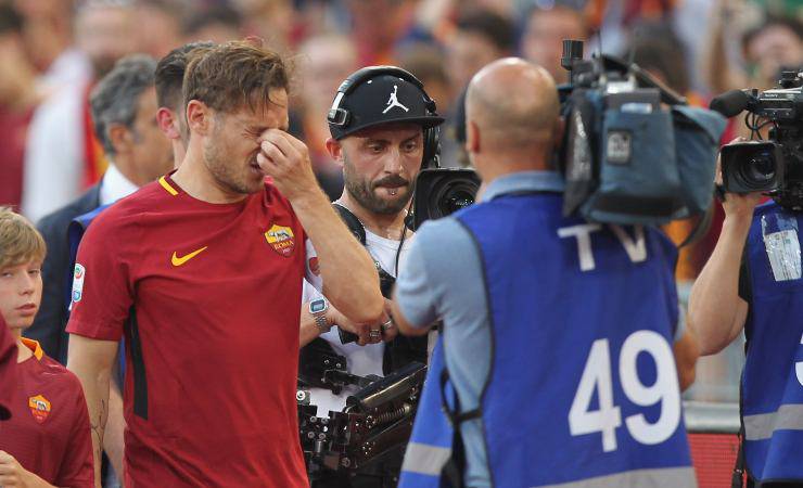 totti addio roma 