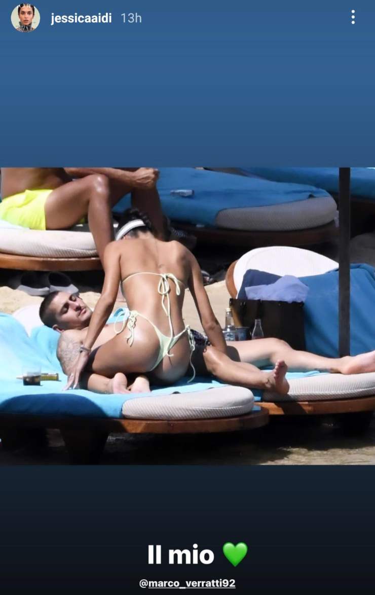 Verratti e Jessica Aidi