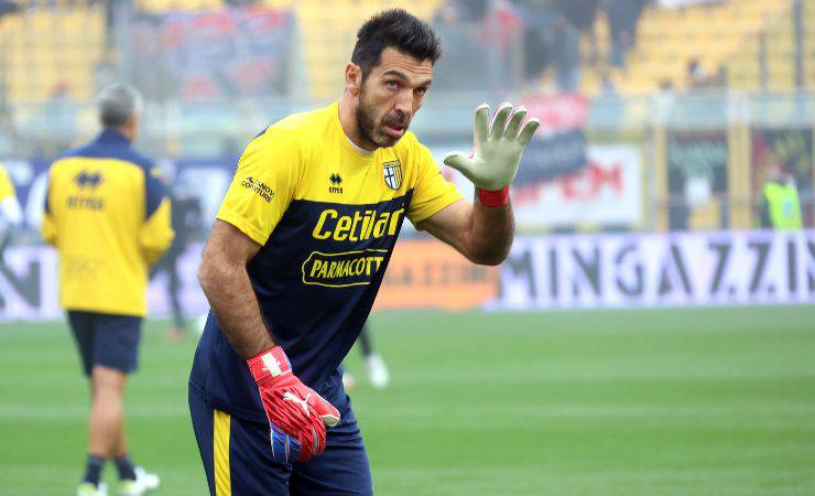 Buffon, portiere del Parma