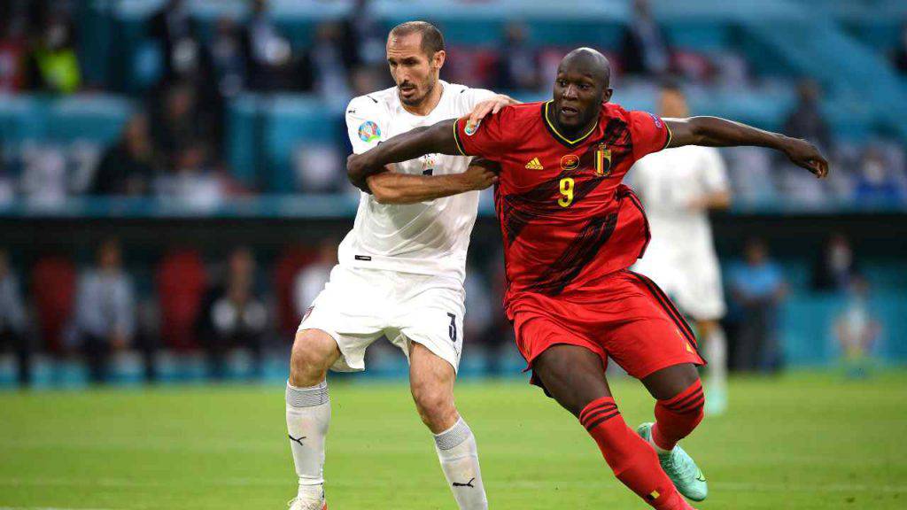 Chiellini e Lukaku 