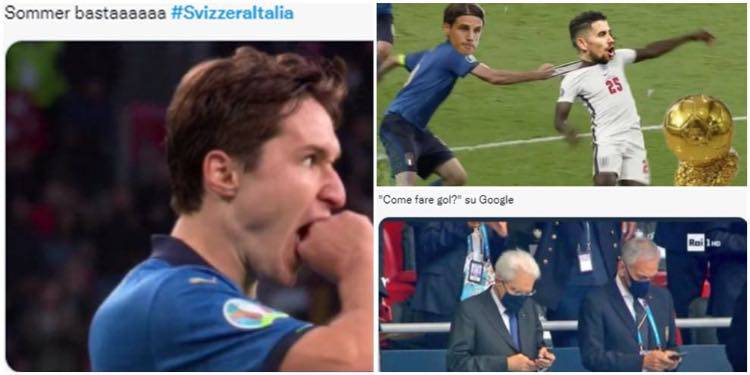 Svizzera-Italia reazioni social 