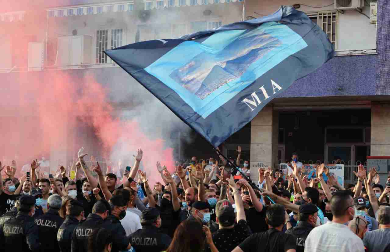 Napoli-Juve incidenti 