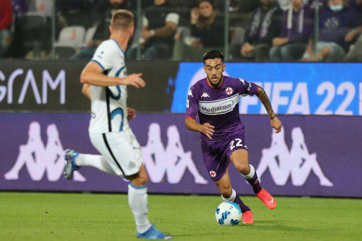 Nico Gonzalez Espulsione Fiorentina-Inter