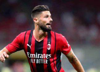 Milan, infortunio Giroud: il bomber tiene in allarme i rossoneri