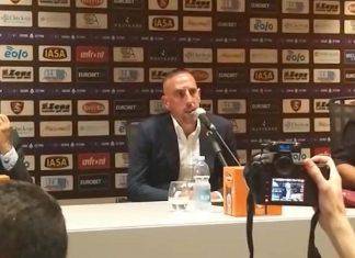 Franck Ribery prime parole da giocatore della Salernitana.