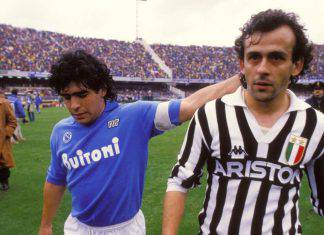 Napoli-Juventus, quando Maradona sfidava Platini: i duelli da leggenda