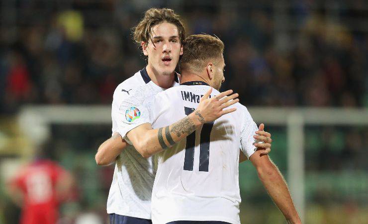 Zaniolo e Immobile 