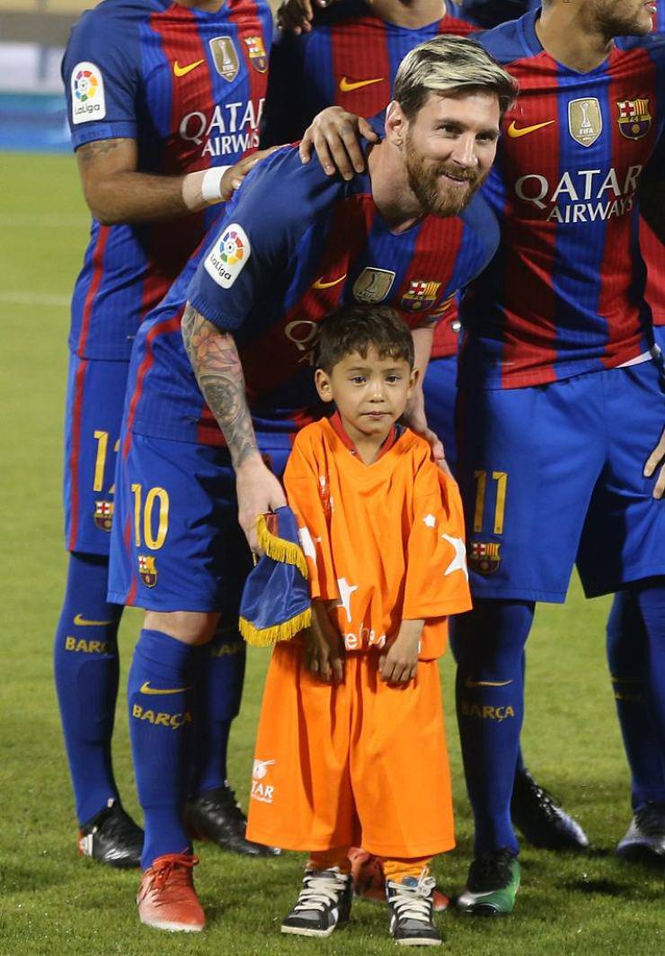 Messi, l'appello del bambino afghano
