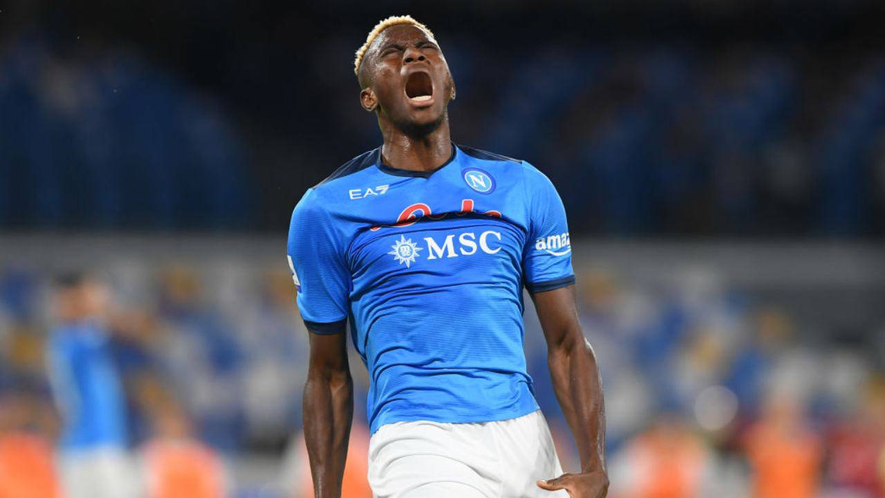 Leicester-Napoli, giallo Osimhen: de Laurentiis fa chiarezza