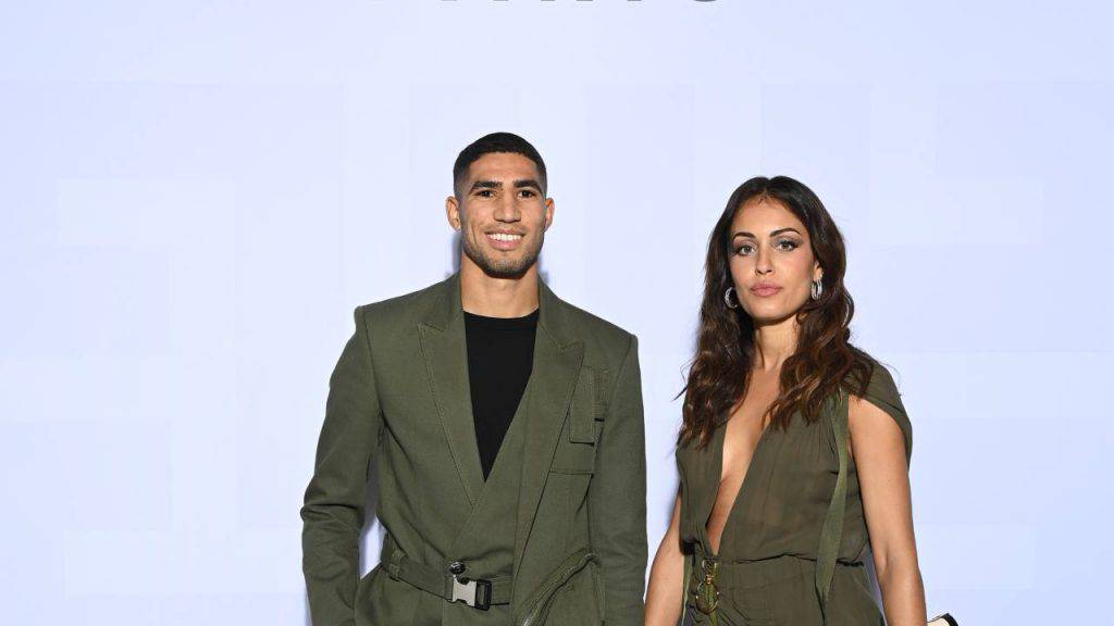 Achraf Hakimi e Hiba Abouk