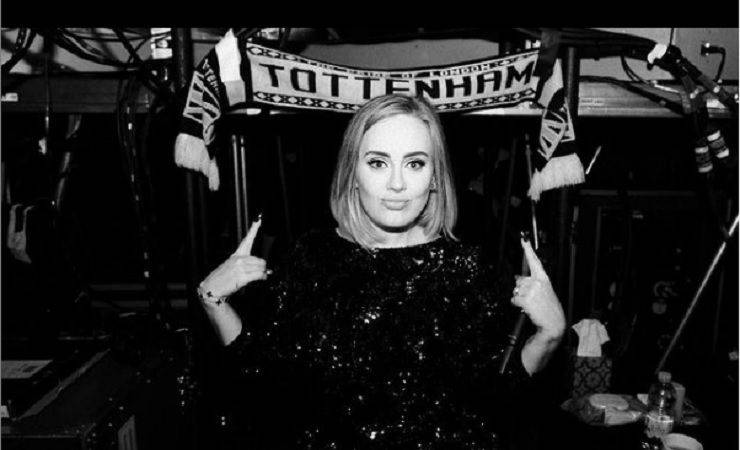 Adele tifosa del Tottenham 