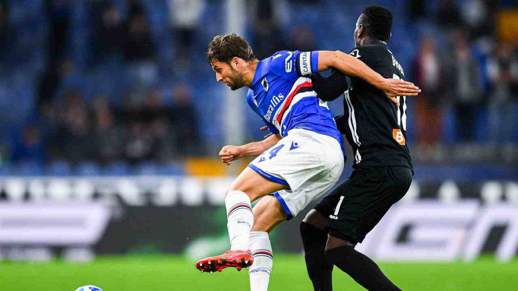 Azione in Sampdoria-Spezia 