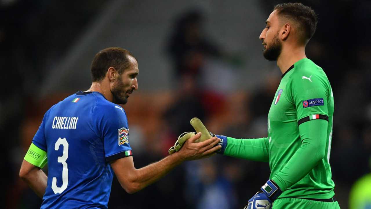 Donnarumma Juve Chiellini