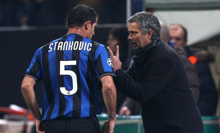 Dejan Stankovic e José Mourinho