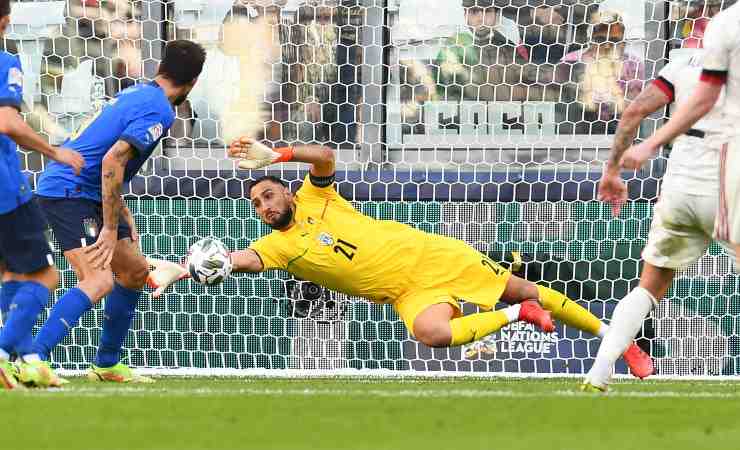 Donnarumma in Italia-Belgio