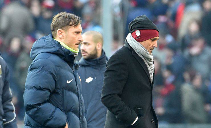 Francesco Totti e Luciano Spalletti