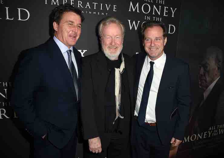 I Friedkin con Ridley Scott (Getty Images)