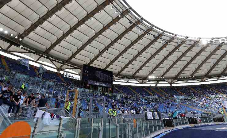 Tifosi all'Olimpico di Roma 