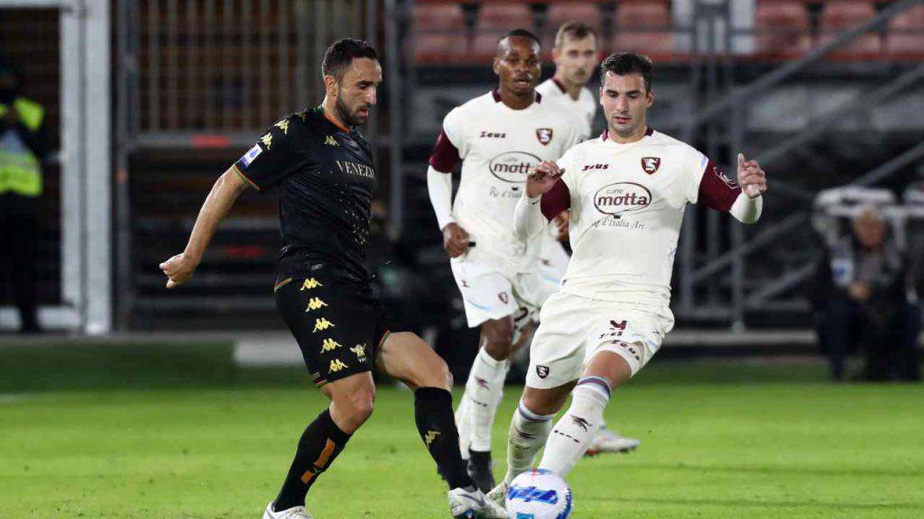 Un azione Venezia-Salernitana