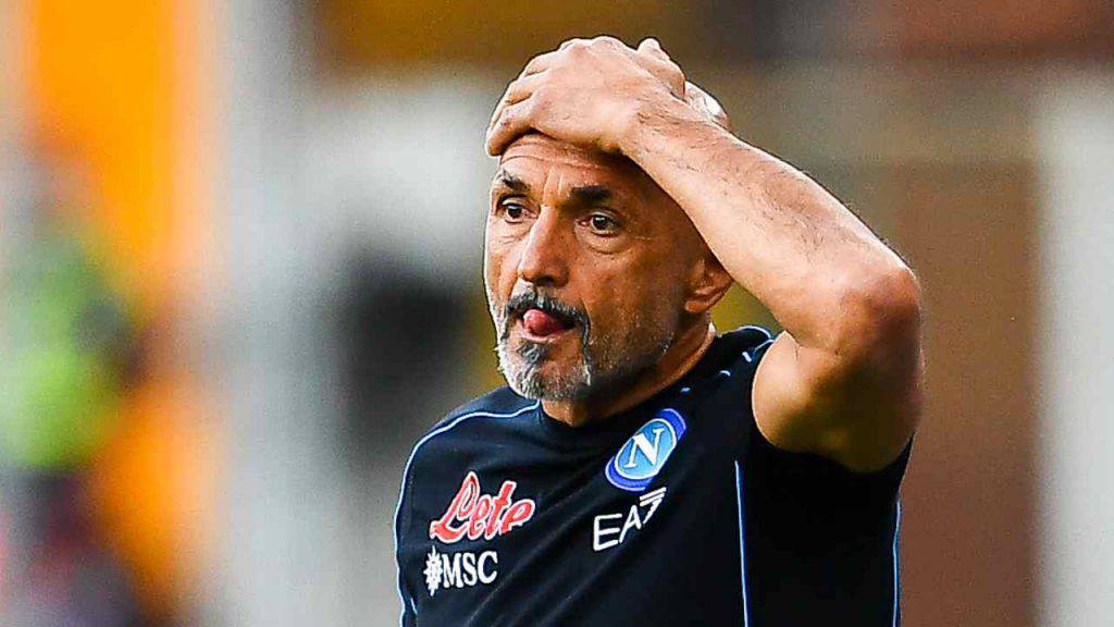 Luciano Spalletti preoccupato