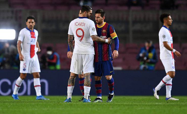 Mauro Icardi e Leo Messi 