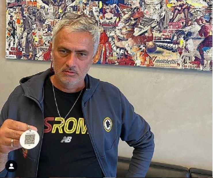 Mourinho con il Green Pass