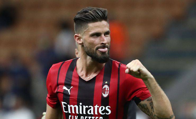 Olivier Giroud, attaccante Milan 