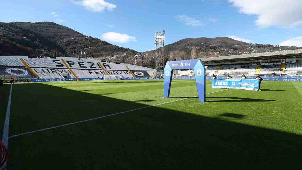 Uno stadio di Serie A 