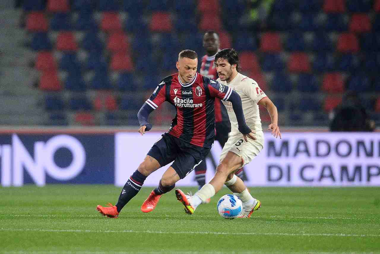 Bologna-Milan Diretta