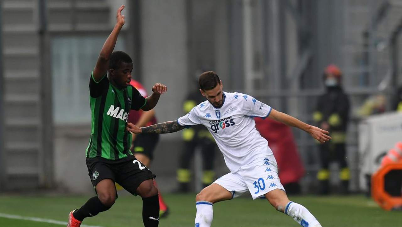 Sassuolo-Empoli, gol di Traore o autogol di Tonelli? La decisione della Lega