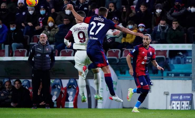 Azione in Cagliari-Salernitana