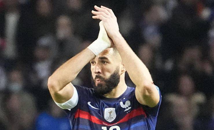 Benzema, attaccante della Francia