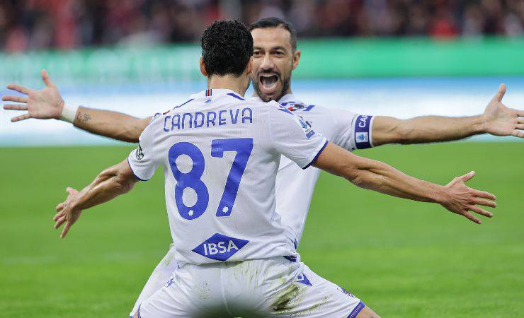 Candreva e Quagliarella 