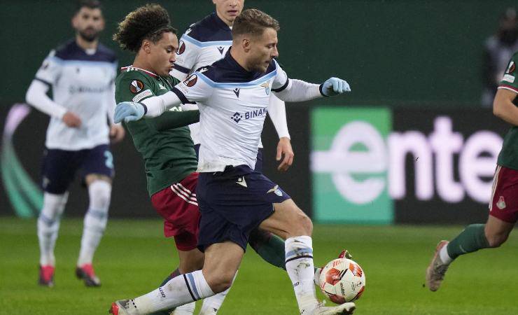 Ciro Immobile in Lokomotiv-Lazio