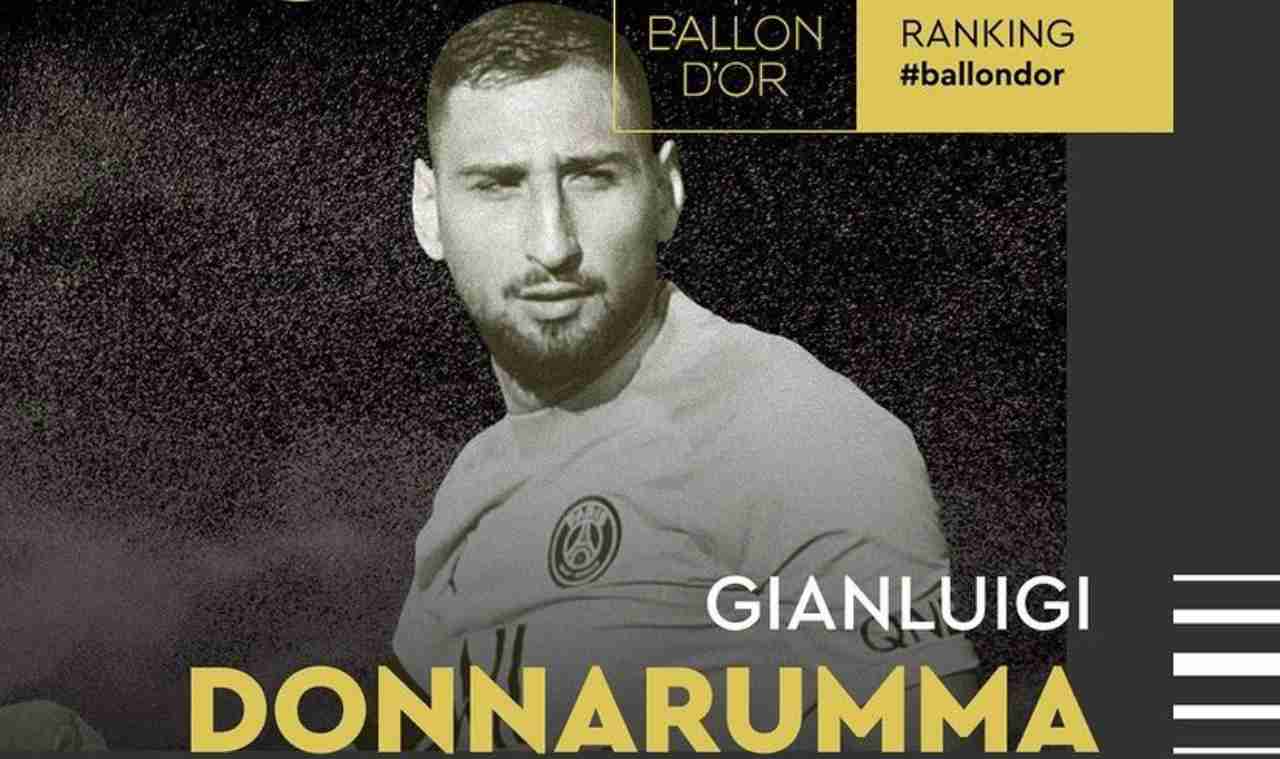 Donnarumma Pallone d'Oro 